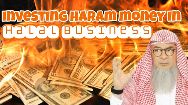 Ruling on investing haram money on ha...