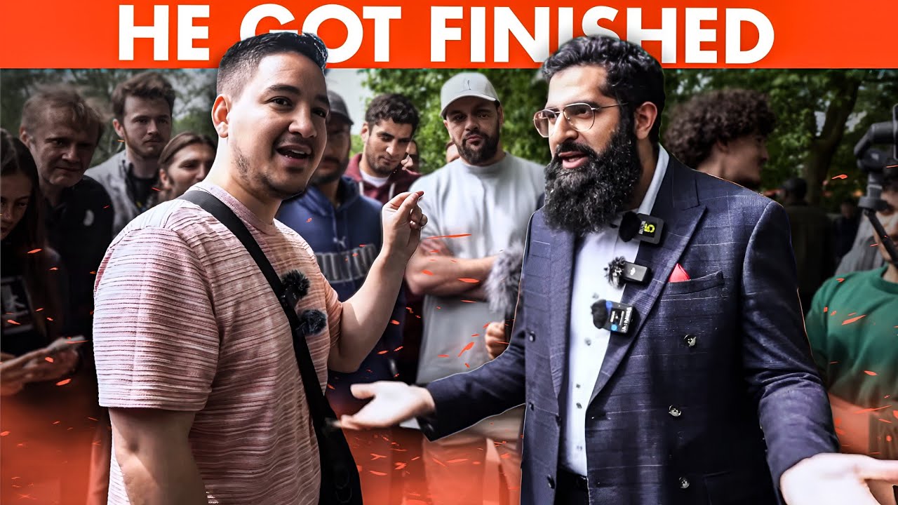 Hostile Zionist Got Put In His Place