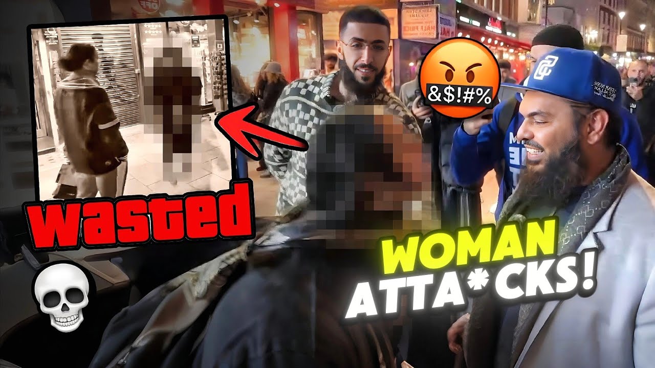 EPIC FAILURE!! ANGRY CHRISTIAN WOMAN TRIES TO PROVOKE MUSLIMS!!