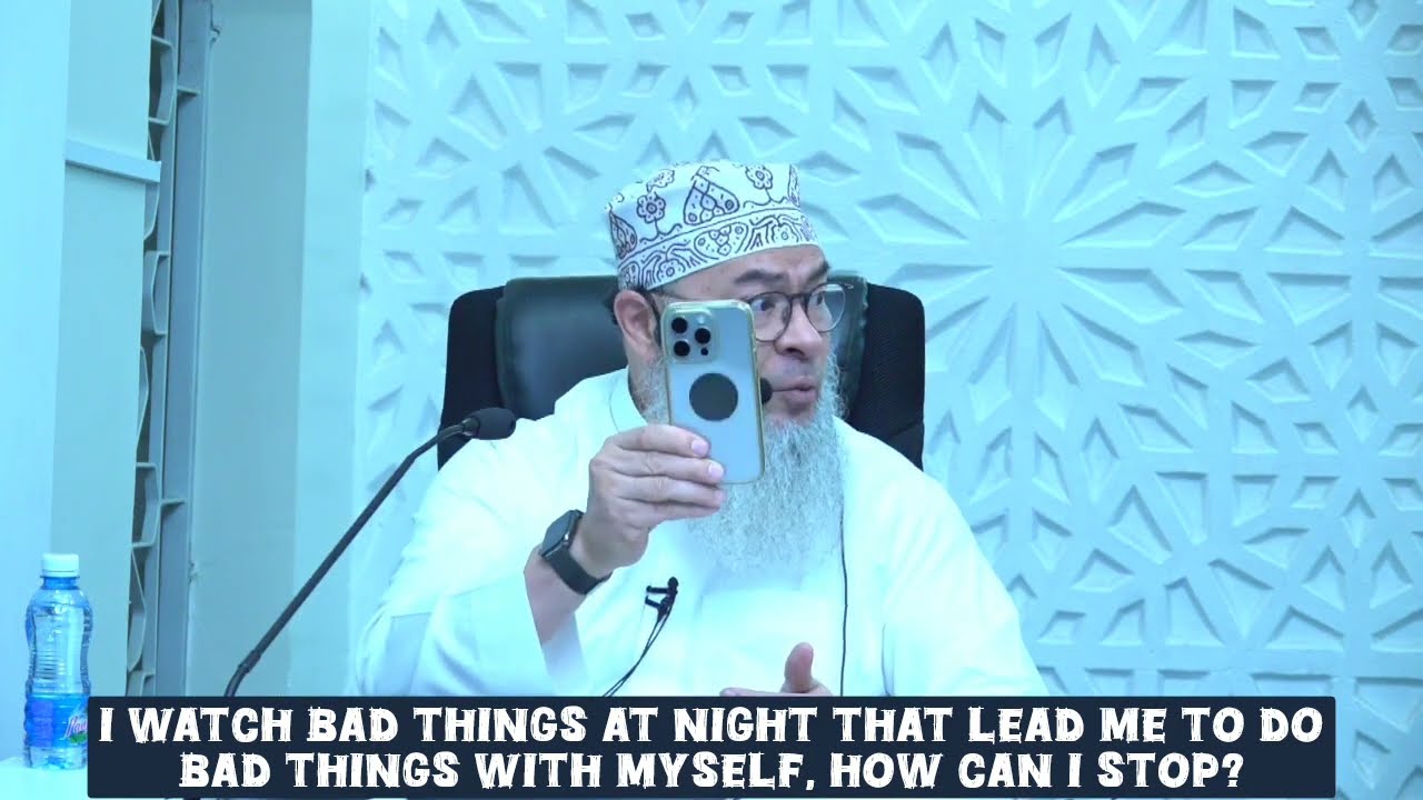 I watch bad things at night that lead me do bad thing with myself How can I stop