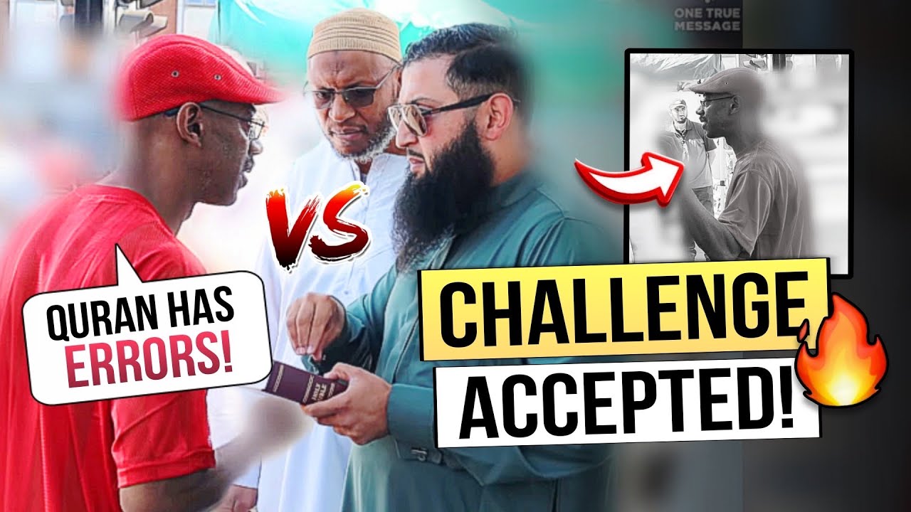 Challenge Accepted!! CHRISTIAN Fails to Prove Errors in the Quran!! THEN RUNS