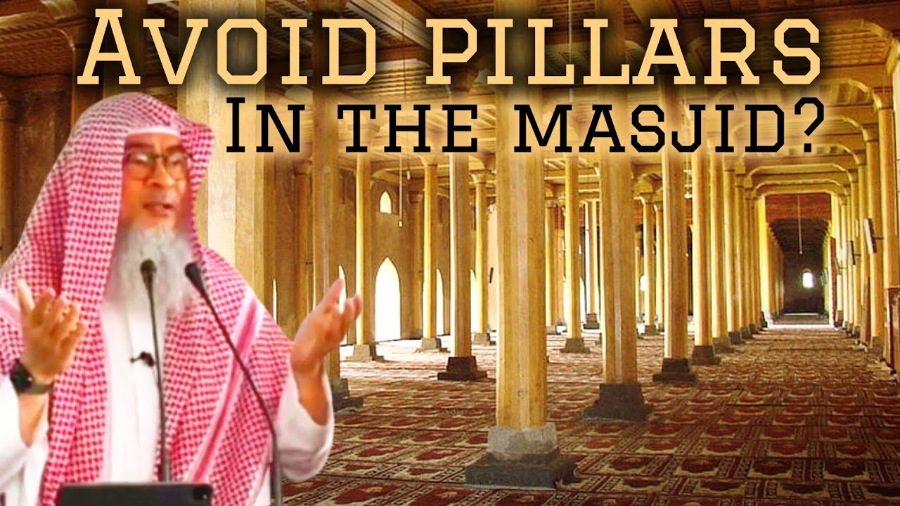 Avoid rows with Pillars Columns in masjid What if people are already praying