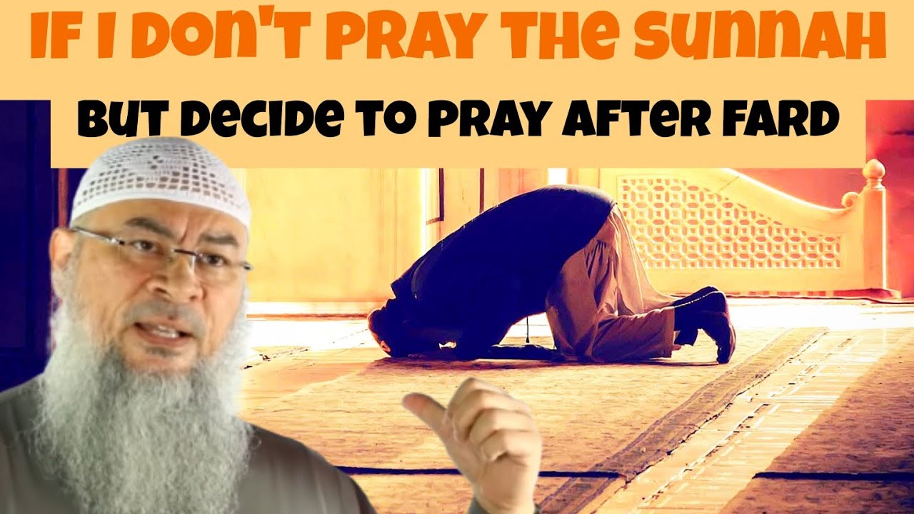 If I don't pray sunnah prayers but decide to pray them after fard