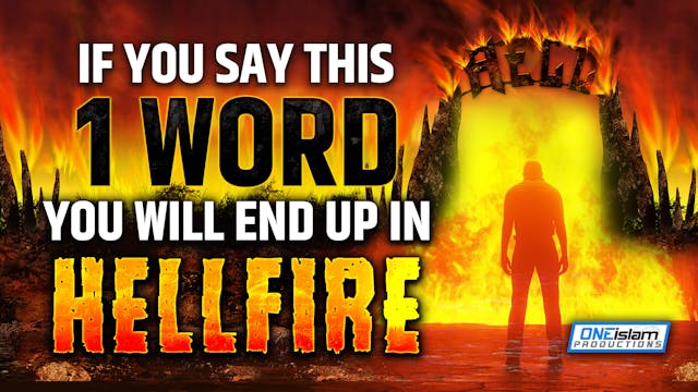 IF YOU SAY THIS 1 WORD, YOU WILL END ...