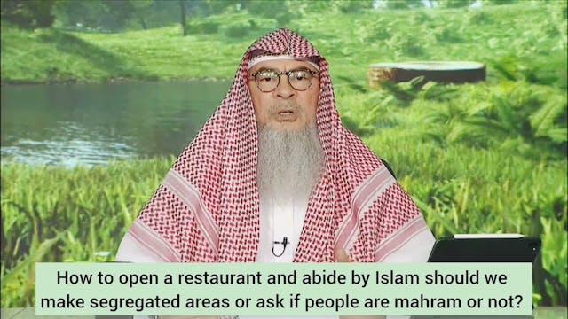 How to open restaurant & abide by Isl...