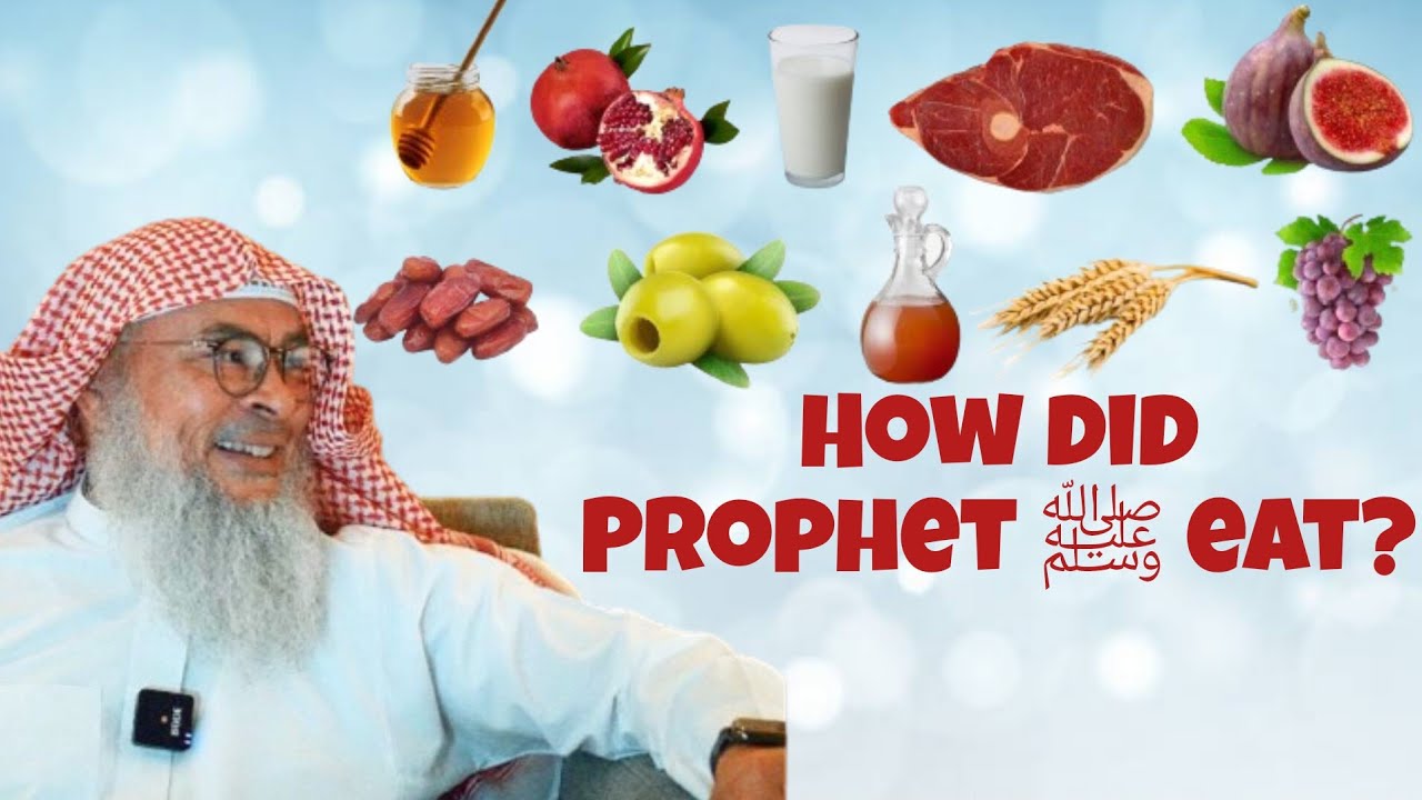 How did Prophet ﷺ eat 