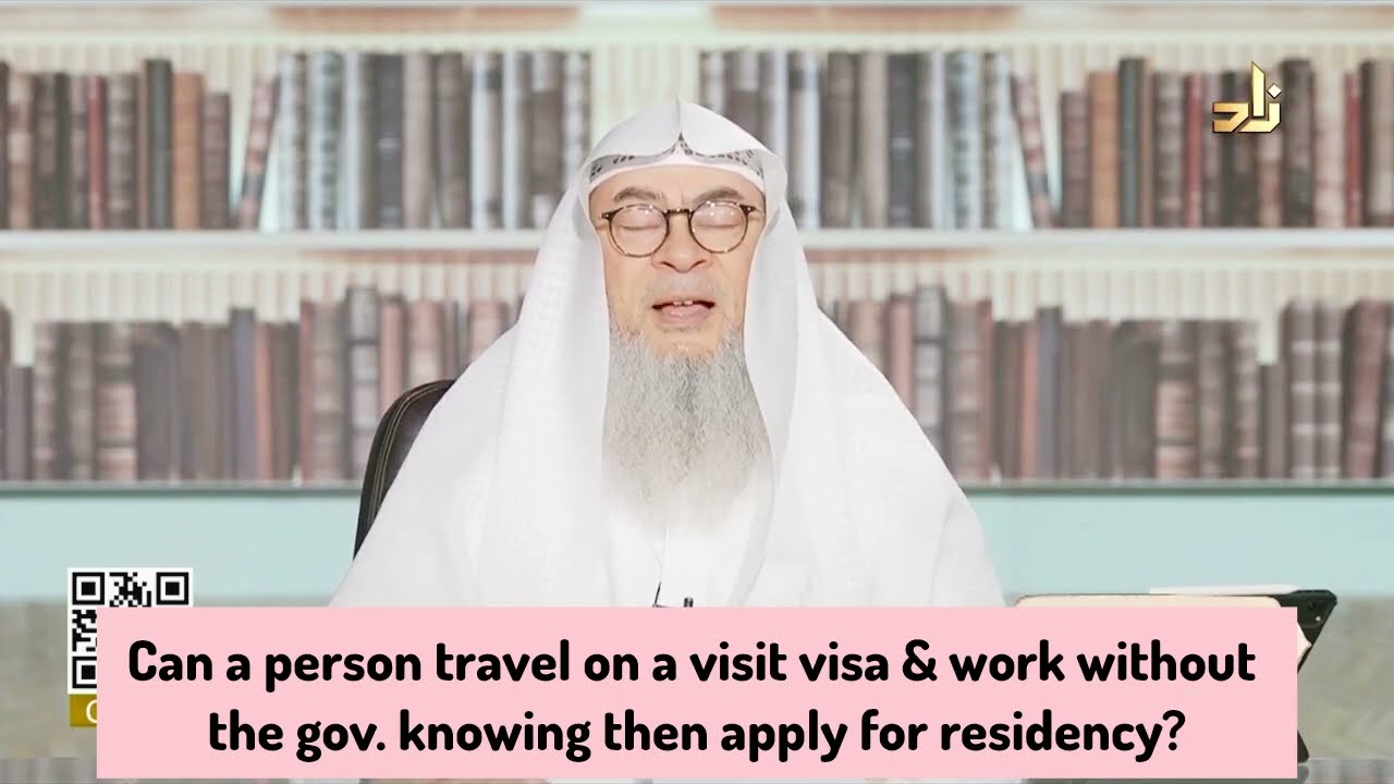 Can I travel on visit visa & work without govt knowing later apply for residency
