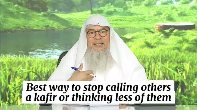 Best way to stop calling others Kafir...