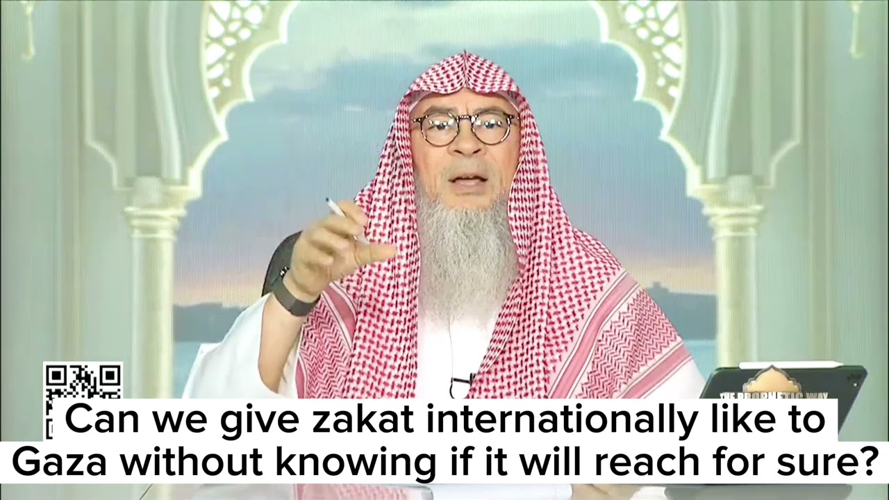 Can we give zakat internationally Zakat to Gaza without knowing if it reachs