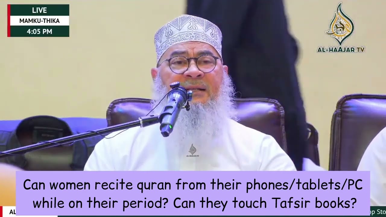 Can Girls Recite Quran From Phones/Tablets/PC While On Menses/Period?