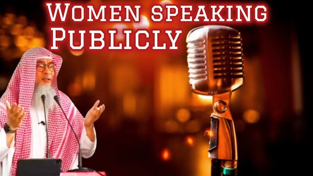 Can women  females speak publicly on ...