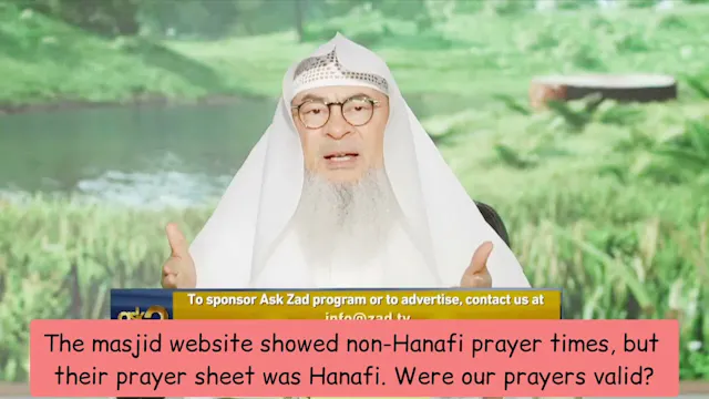 Masjid Website Showed Non-Hanafi Pray...