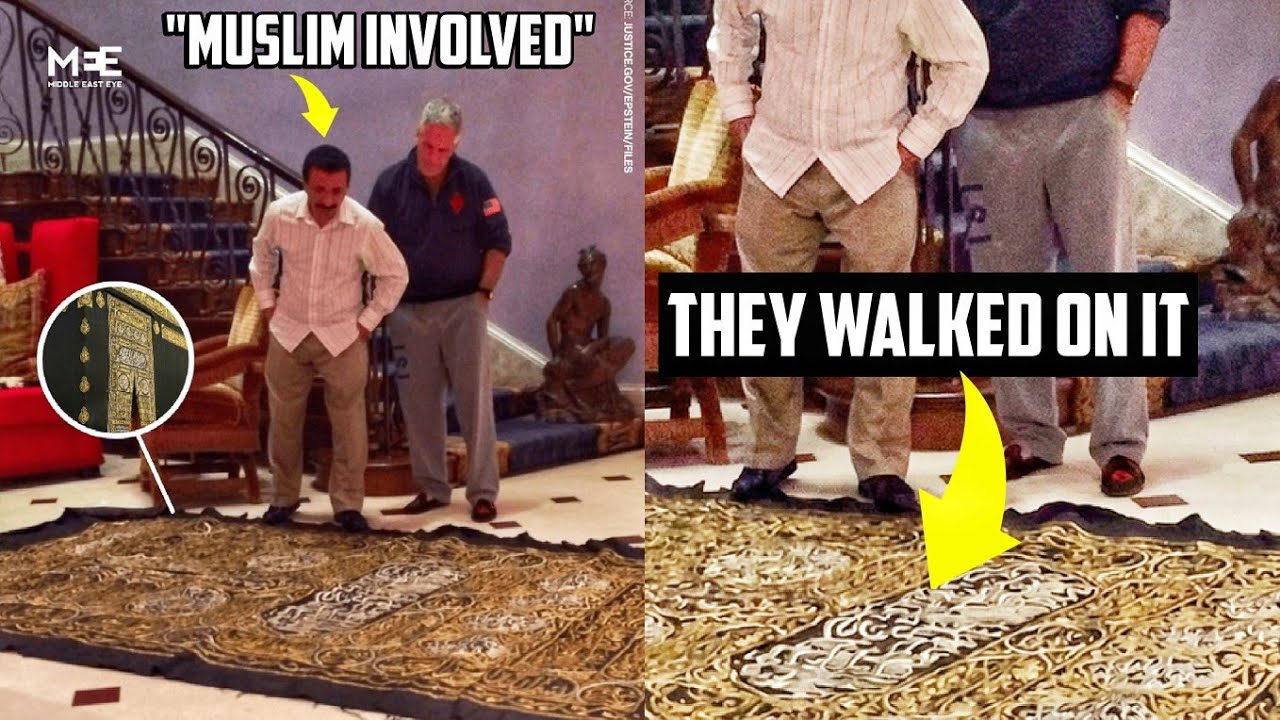 Epstein Scandal Takes Dark Turn After Kaaba Cloth Appears On The Ground