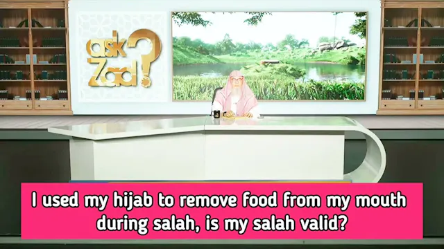 I Used My Hijab To Remove Food From M...