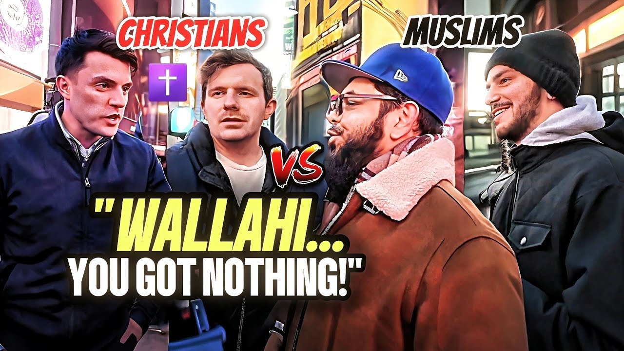NYC HOT DEBATE - Group of Christians DEBATES Shaykh Uthman & SonnyFazio