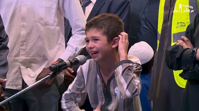 VERY EMOTIONAL: YOUNG BOY CRIES WHILE...