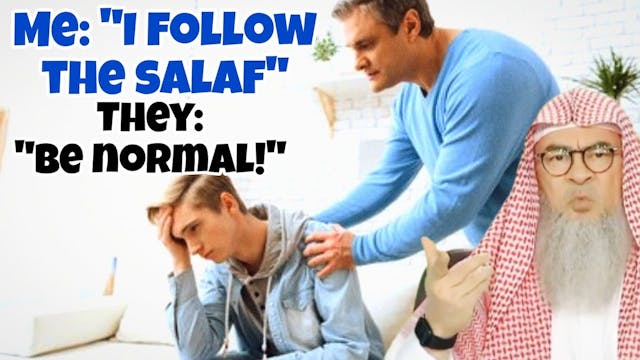 I follow Salaf but my family don't & ...