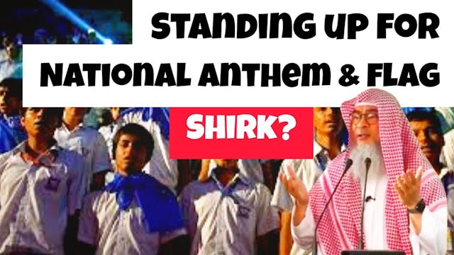 I stand up for National Anthem & Flag...