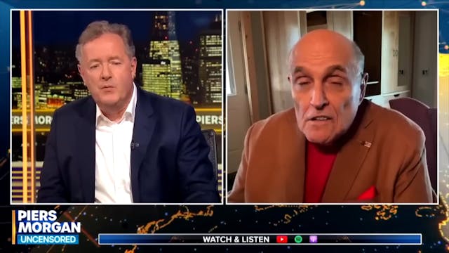 Rudy Giuliani Tells Piers Morgan Musl...