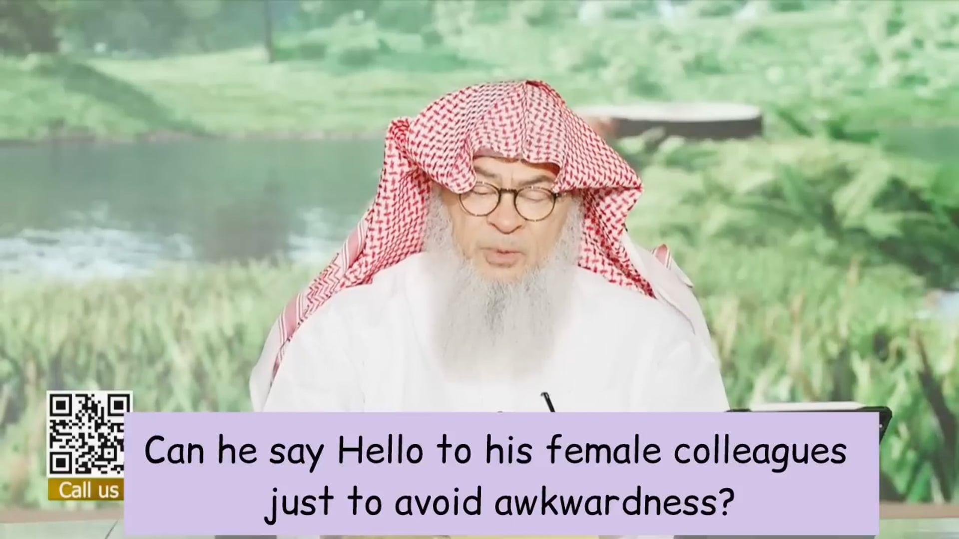 Can I say hello to my female colleagues just to avoid awkwardness 