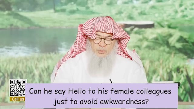 Can I say hello to my female colleagu...