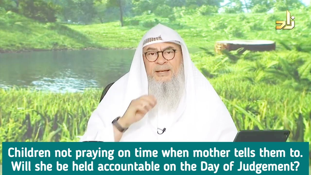Children don't pray or not pray on time when mom tells them, is she sinful