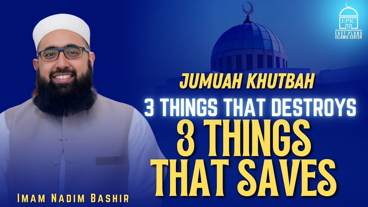 3 Things That Destroys, 3 Things That Saves