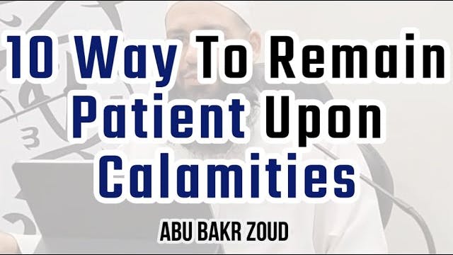 10 WAYS TO REMAIN PATIENT UPON CALAMI...