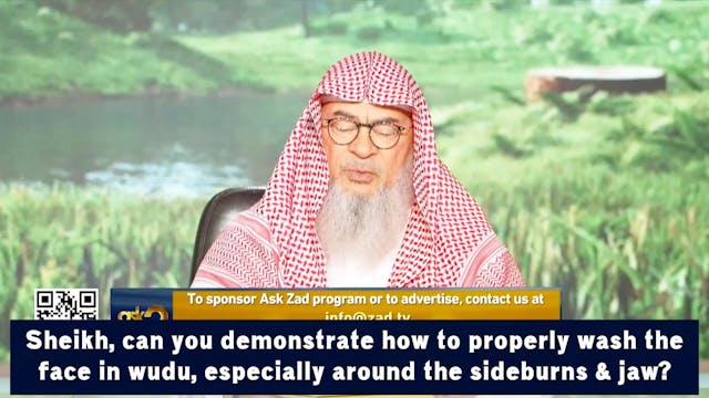 Sheikh Can You Show How To Wash Face ...