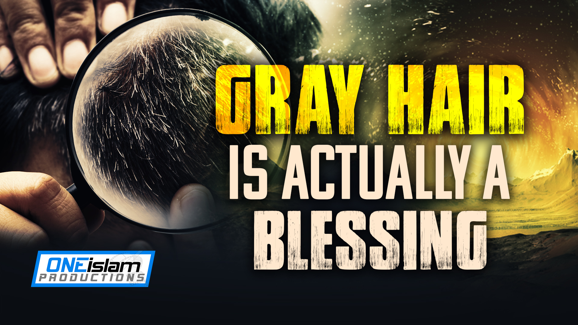 GRAY HAIR IS ACTUALLY A BLESSING