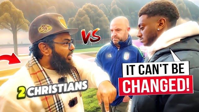 2 vs 1 DEBATE!! Christian Changes his...