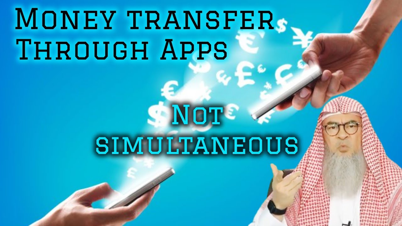 Is it permissible to transfer money through Apps even though its not simultaneou