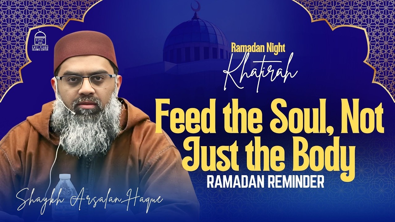 Feed The Soul, Not Just The Body