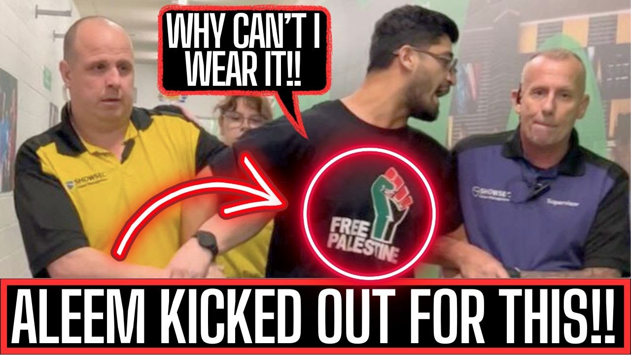 PALESTINE T-SHIRT BANNED IN KSI EVENT!