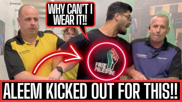 PALESTINE T-SHIRT BANNED IN KSI EVENT!