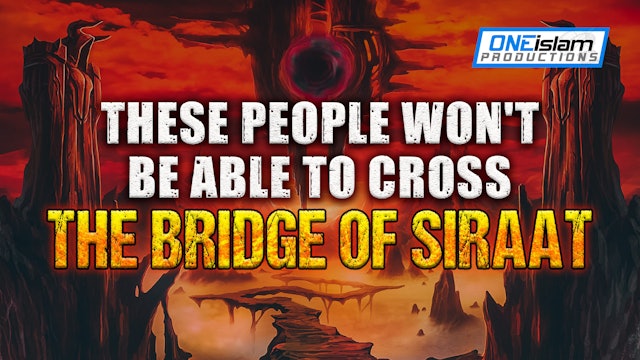 THESE PEOPLE WON'T BE ABLE TO CROSS THE BRIDGE OF SIRAAT