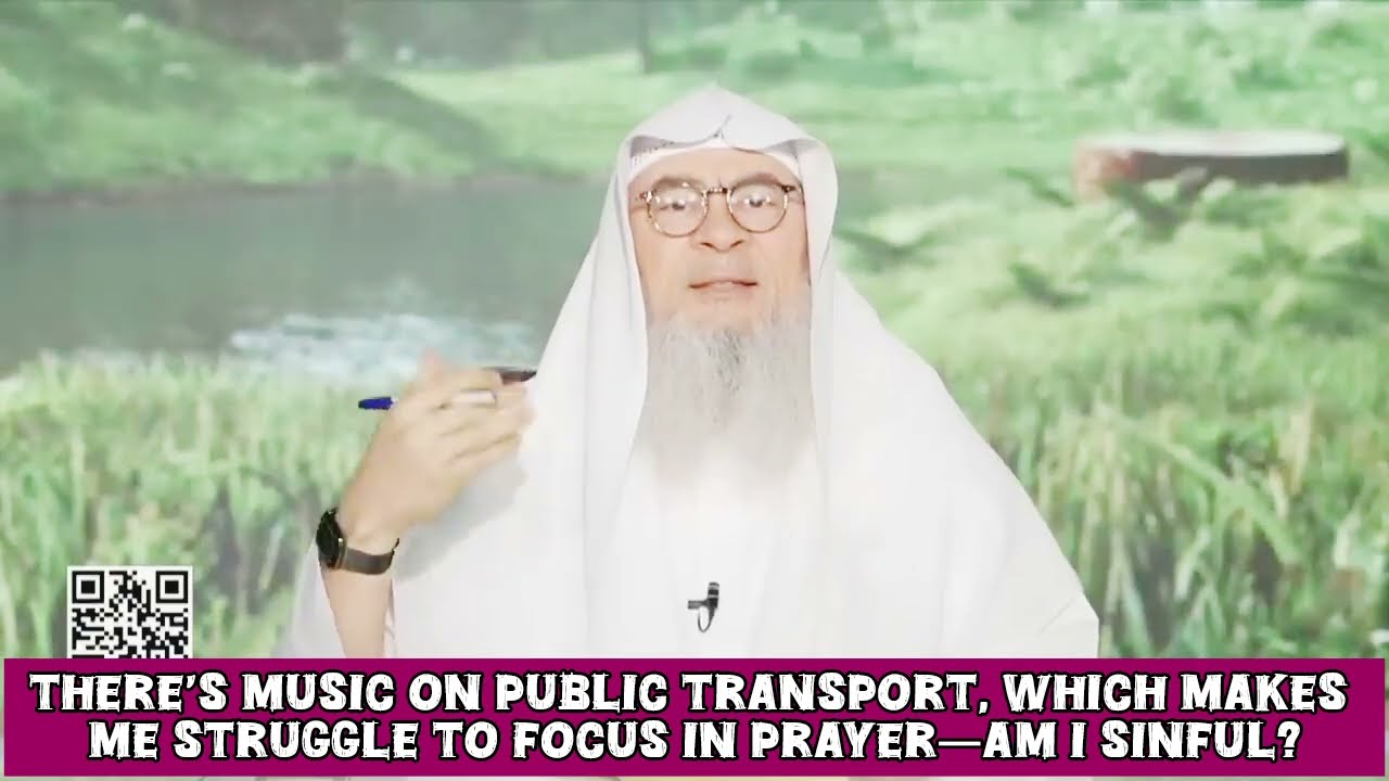 Music on public transport which makes struggle to focus in prayer, am I sinful?