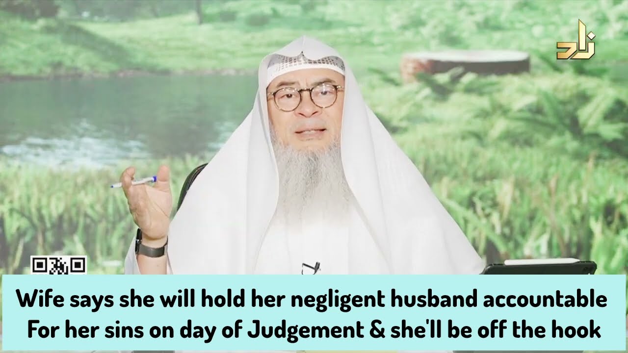 Wife Says She'll Hold Her Negligent Husband Accountable For Her Sins