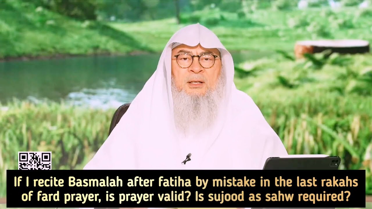 Said Bismillah After Fatiha By Mistake In 3rd Or 4th Rakah, Is My Prayer Valid?