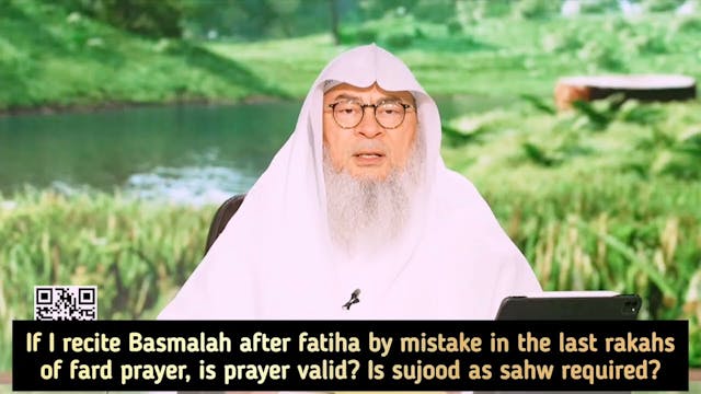 Said Bismillah After Fatiha By Mistak...