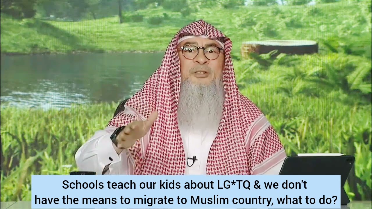 Schools teach our children LBTQ & we don't have means to migrate, what to do