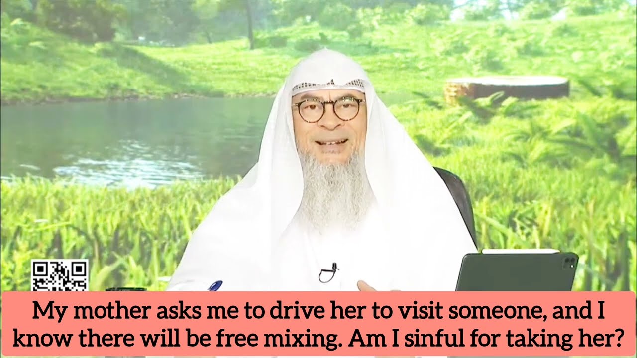 Mother asks me to drive her 2 visit someone I know there will be free mixing