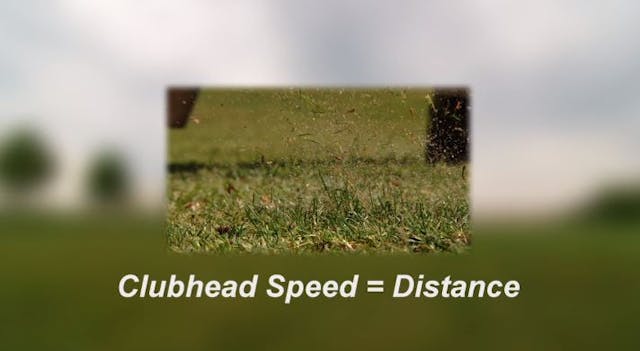 F07 Clubhead Speed = Distance
