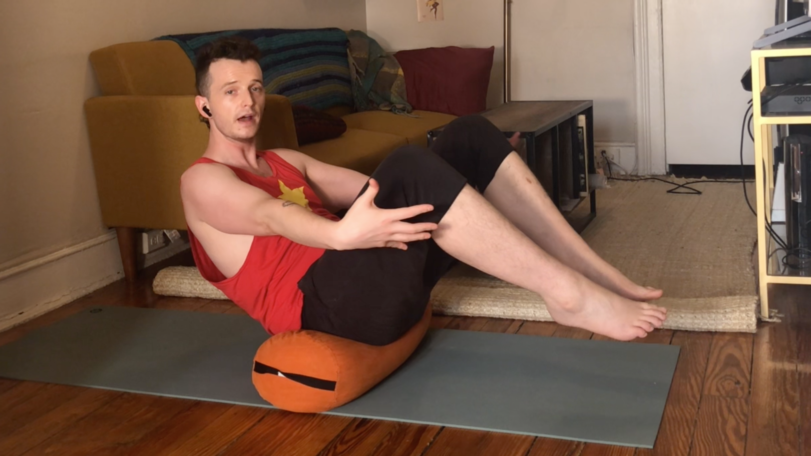 Kevin: Ab Blast with a Bolster (18 Minutes)
