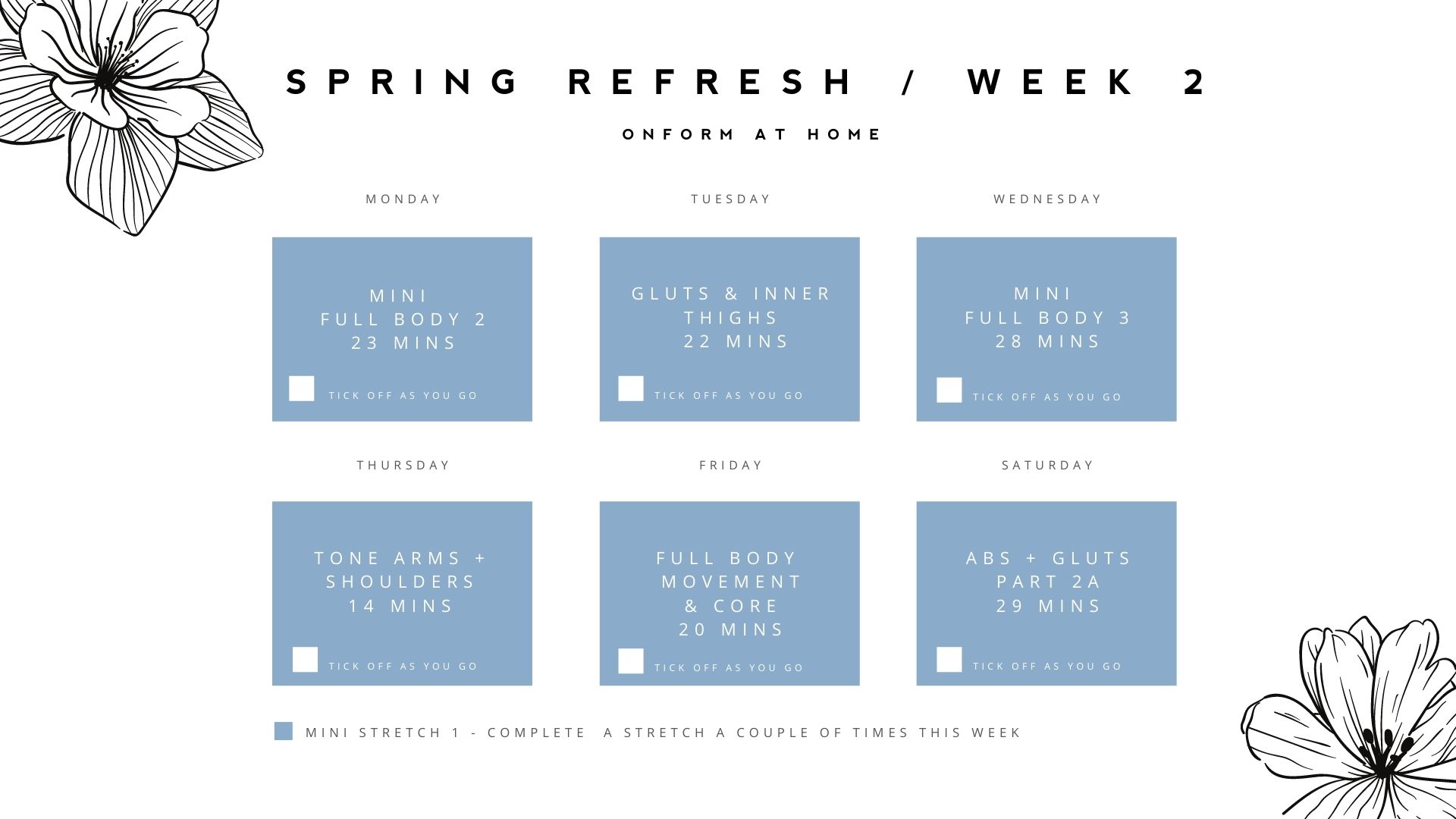 Spring Refresh Week 2