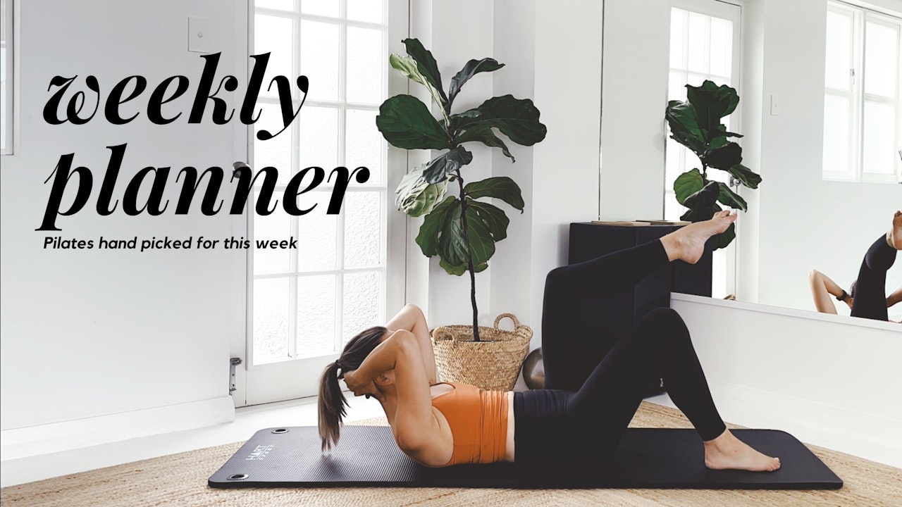Your Weekly Pilates Plan