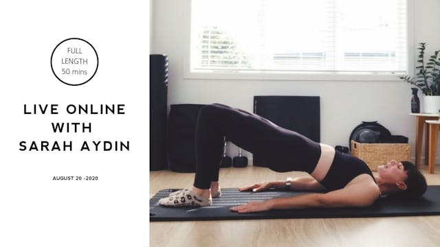 Live Online Class with Sarah Aydin - ...