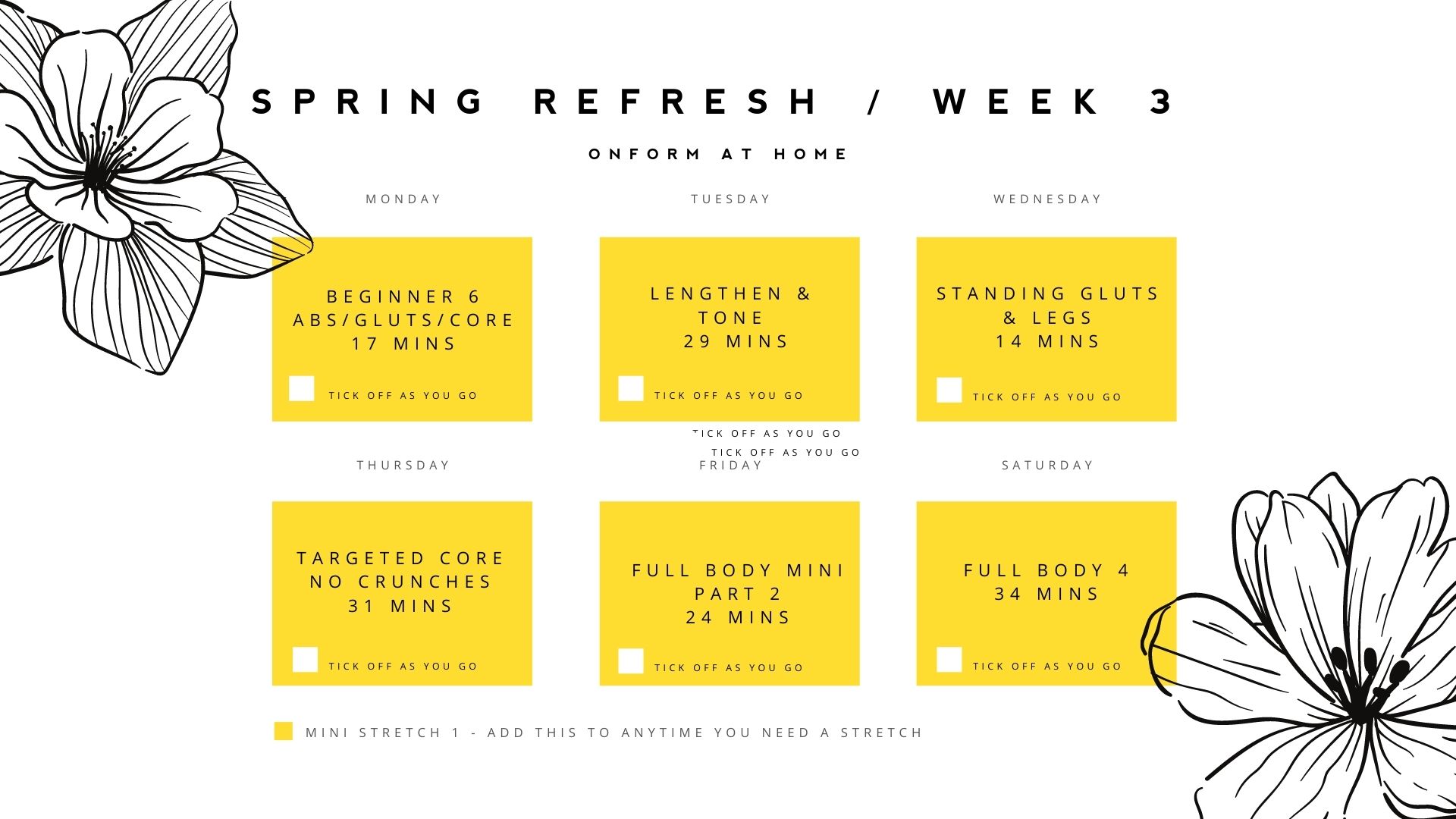 Spring Refresh Week 3