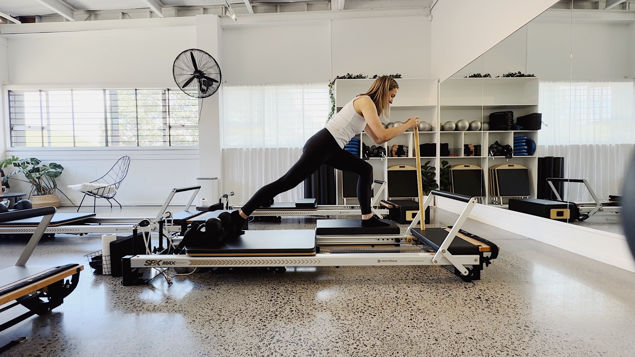 New Release!  Glute Lunge Variation on Carriage for Level 1 (#036)