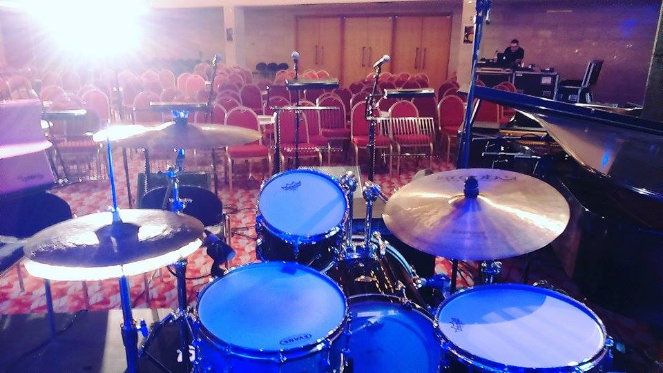 Recording Some Brush Playing